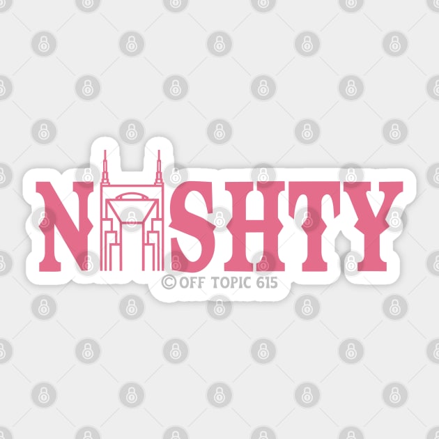 Pink Nashty Sticker by OffTopic